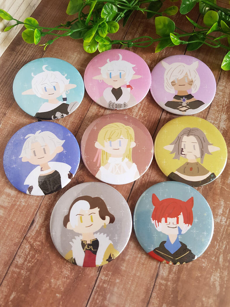 FFXIV Pin Badges
