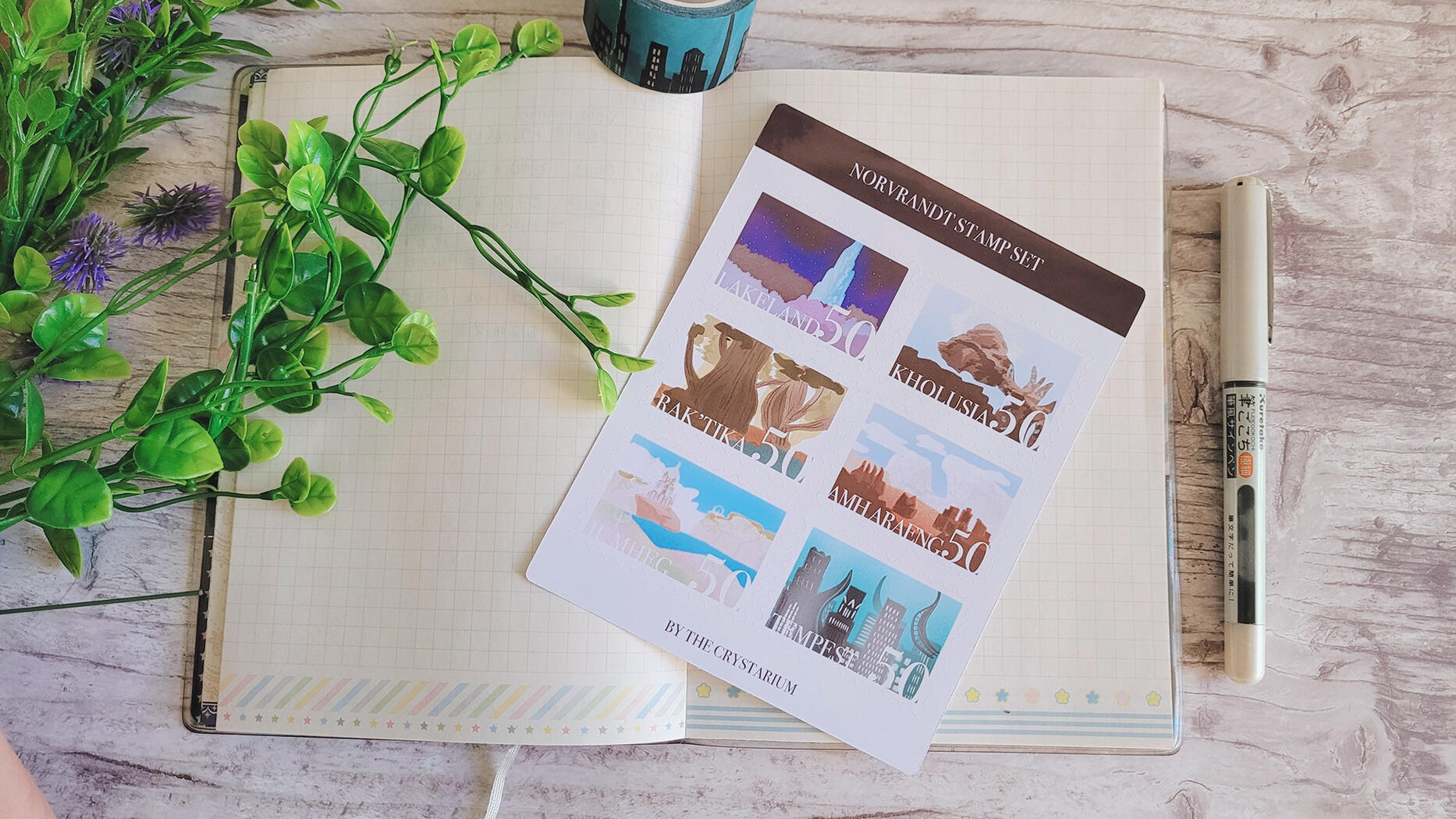 Sights of Norvrandt Sticker Sheet